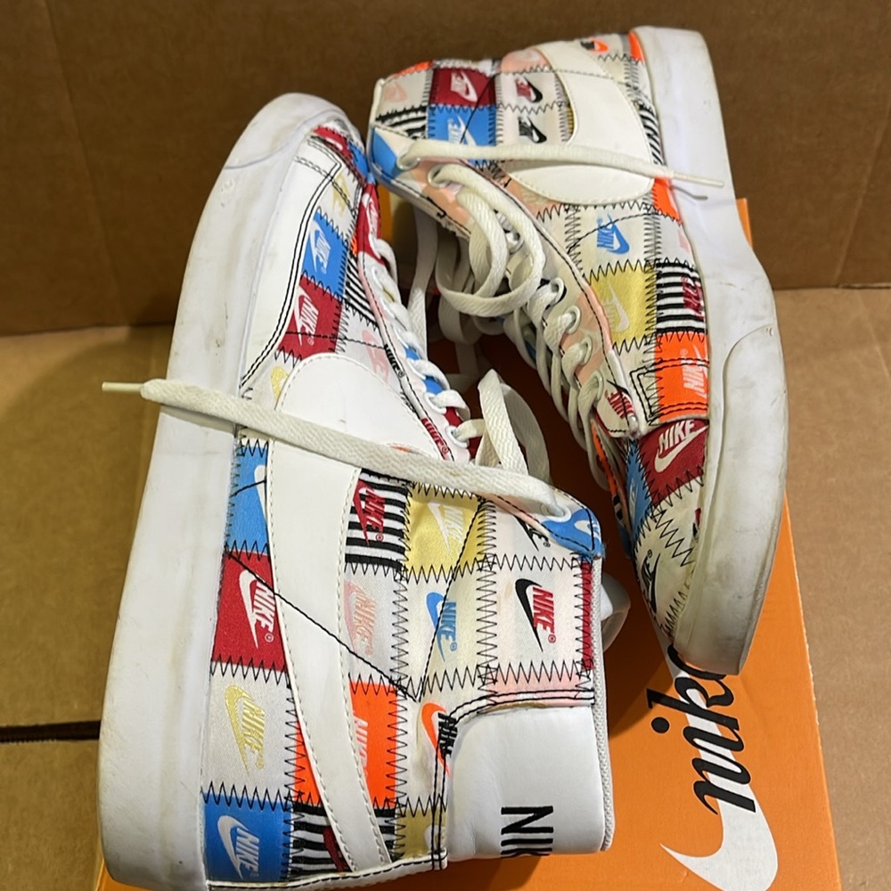 Nike Blazer Patchwork Mid Size 12 - image 6